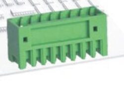 PCB terminal block SM C09 0253 08 SOC plug-in, straight, RM 2,50mm, 8-pole, gren - Schmid-M: PCB terminal block SM C09 0253 08 SOC plug-in, straight, RM 2,50mm, 8-pole, green ~ WE 691382000008 ~ MCV0,5 / 8-6-2,5